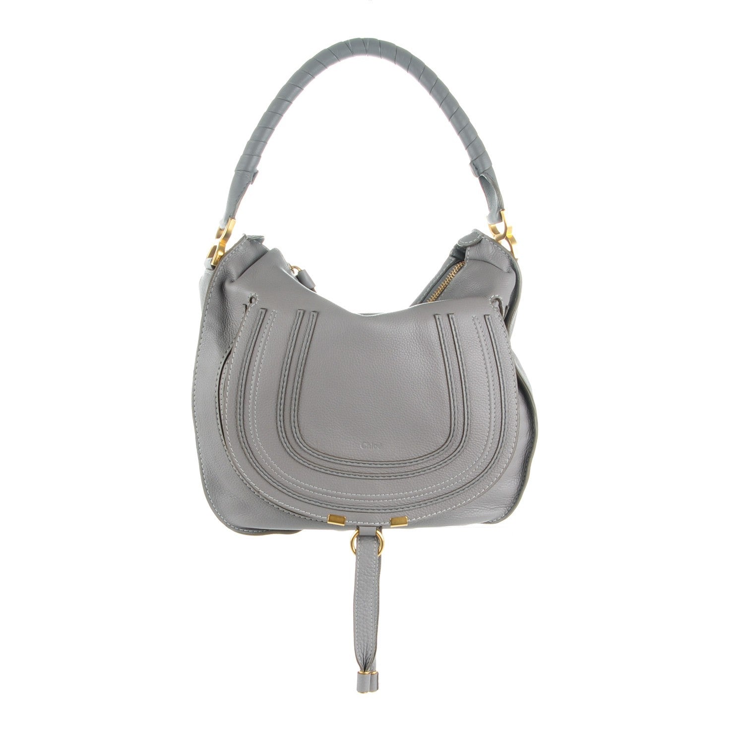 Chloe Calfskin Medium Marcie Hobo Cashmere Grey 1 of 8