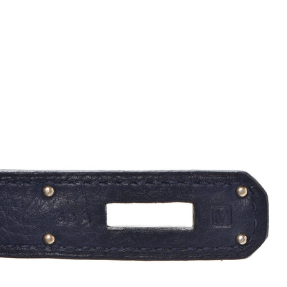Hermes Taurillon Clemence Birkin 40 Bleu De Prusse 21 of 41