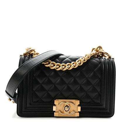 Chanel Caviar Quilted Small Boy Flap Black 1 of 10