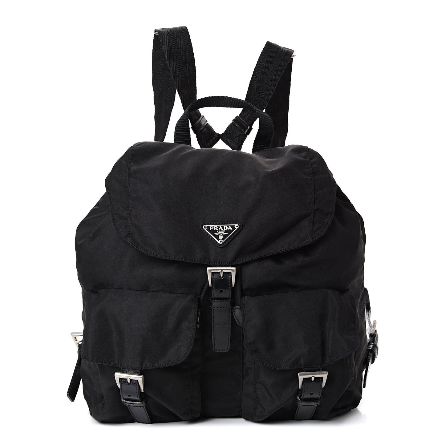 Tessuto Nylon Vela Small Backpack Black