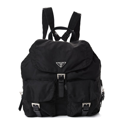 Prada Tessuto Nylon Vela Small Backpack Black 1 of 9