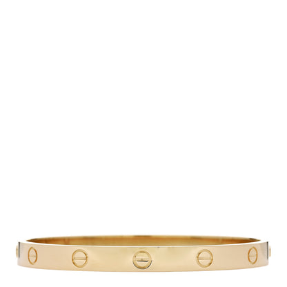 Cartier 18K Yellow Gold LOVE Bracelet 18 2 of 9
