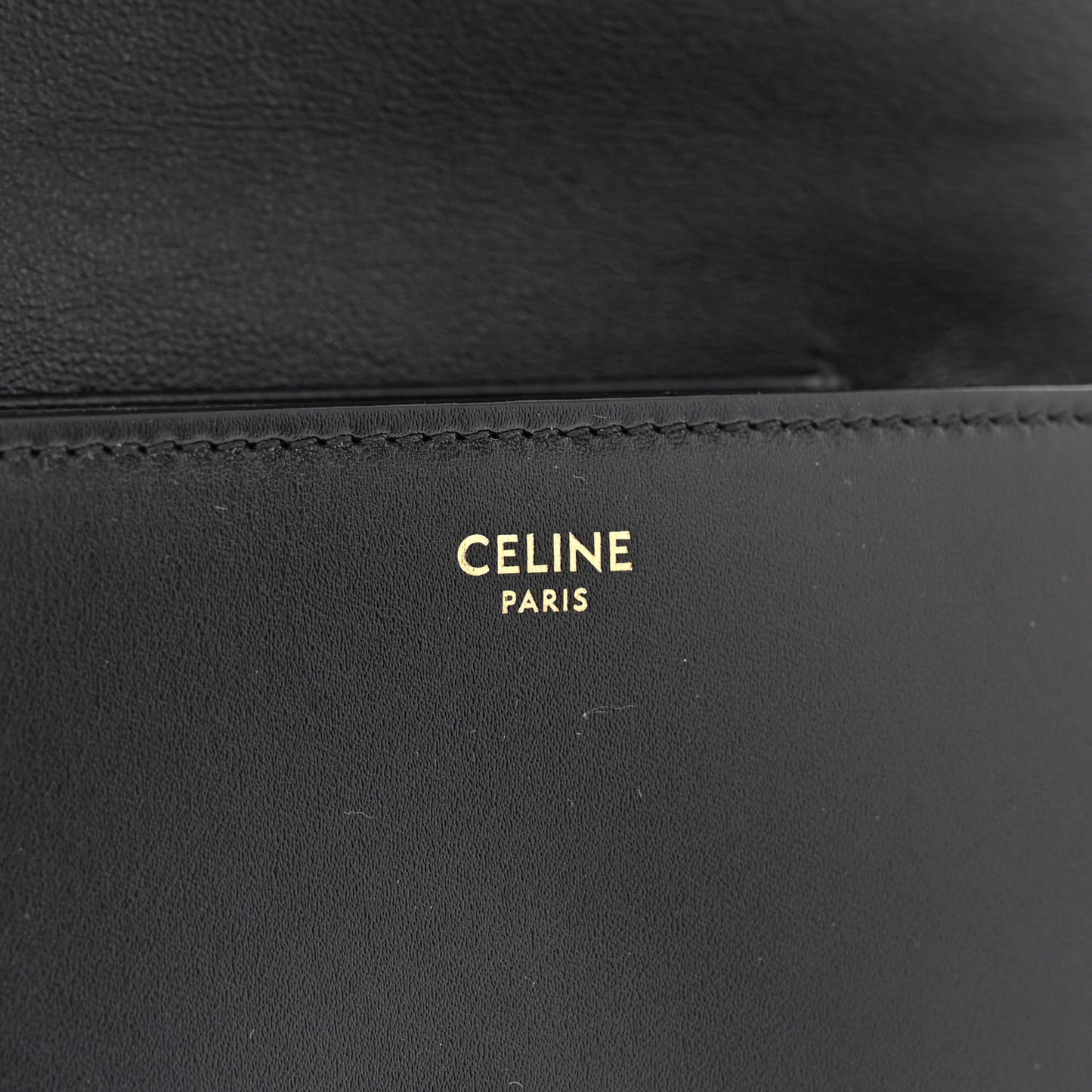 Smooth Calfskin Tassel Belt Bag Black