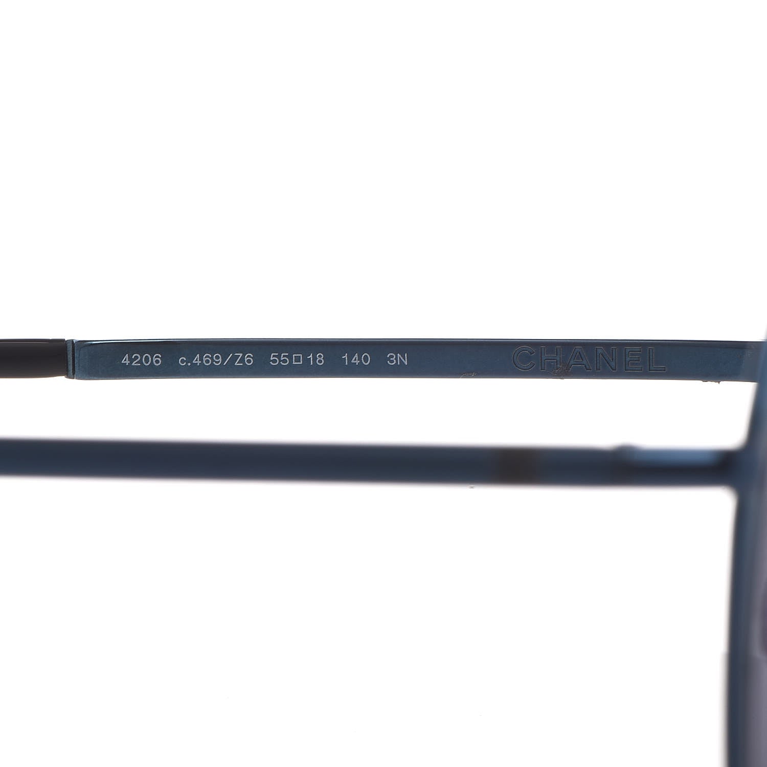 Chanel Round Spring Sunglasses 4206 Blue 5 of 6