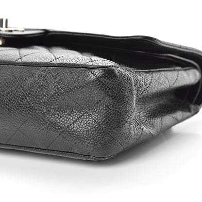 Chanel Caviar Quilted Medium Double Flap Black 10 of 17