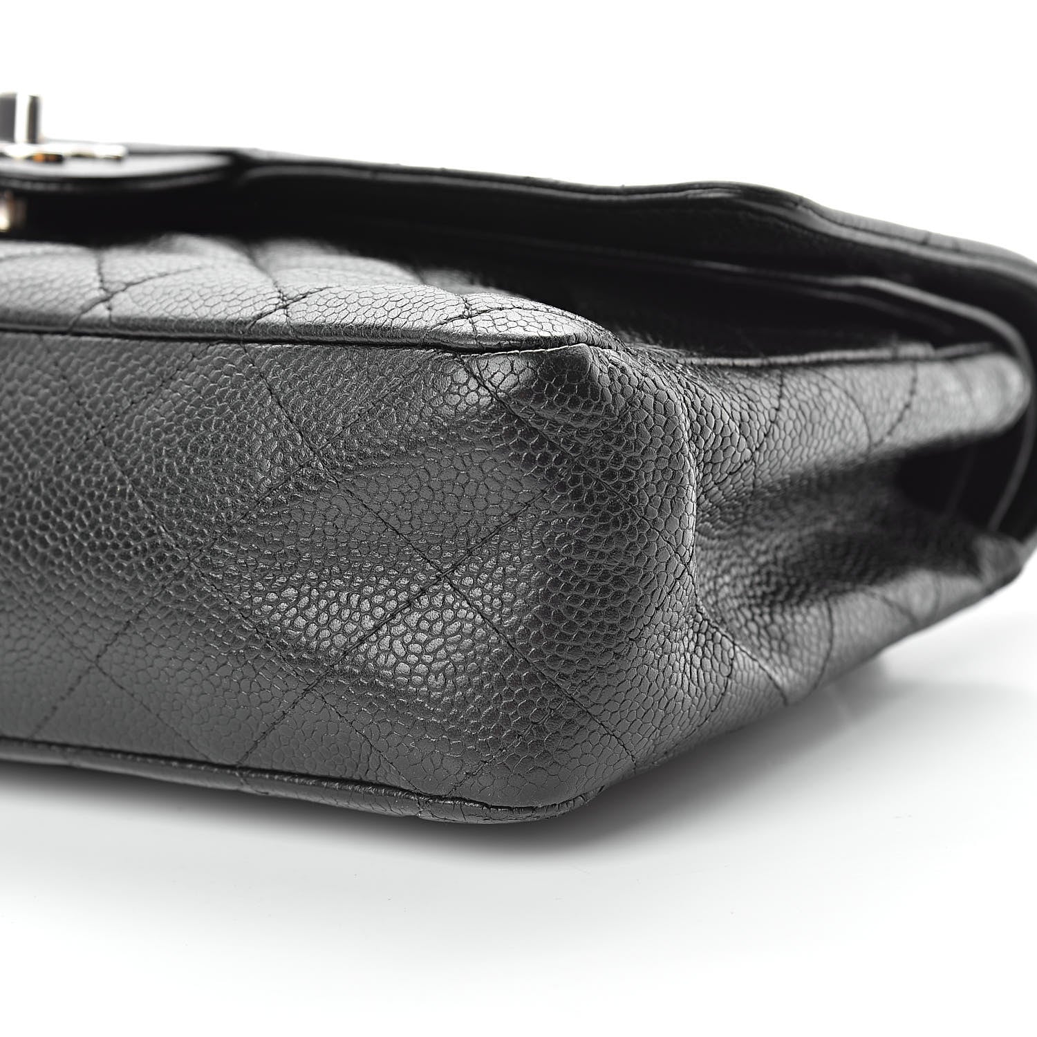 Chanel Caviar Quilted Medium Double Flap Black 10 of 17