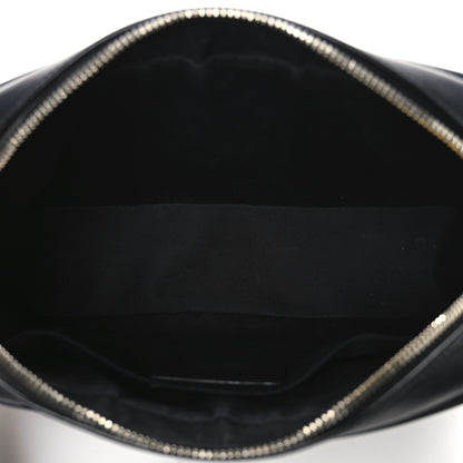 Saint Laurent Calfskin Matelasse Monogram Lou Camera Bag Black 5 of 12