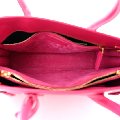 Saint Laurent SAINT LAURENT Calfskin Small Sac De Jour Lipstick Fuchsia 4 of 10