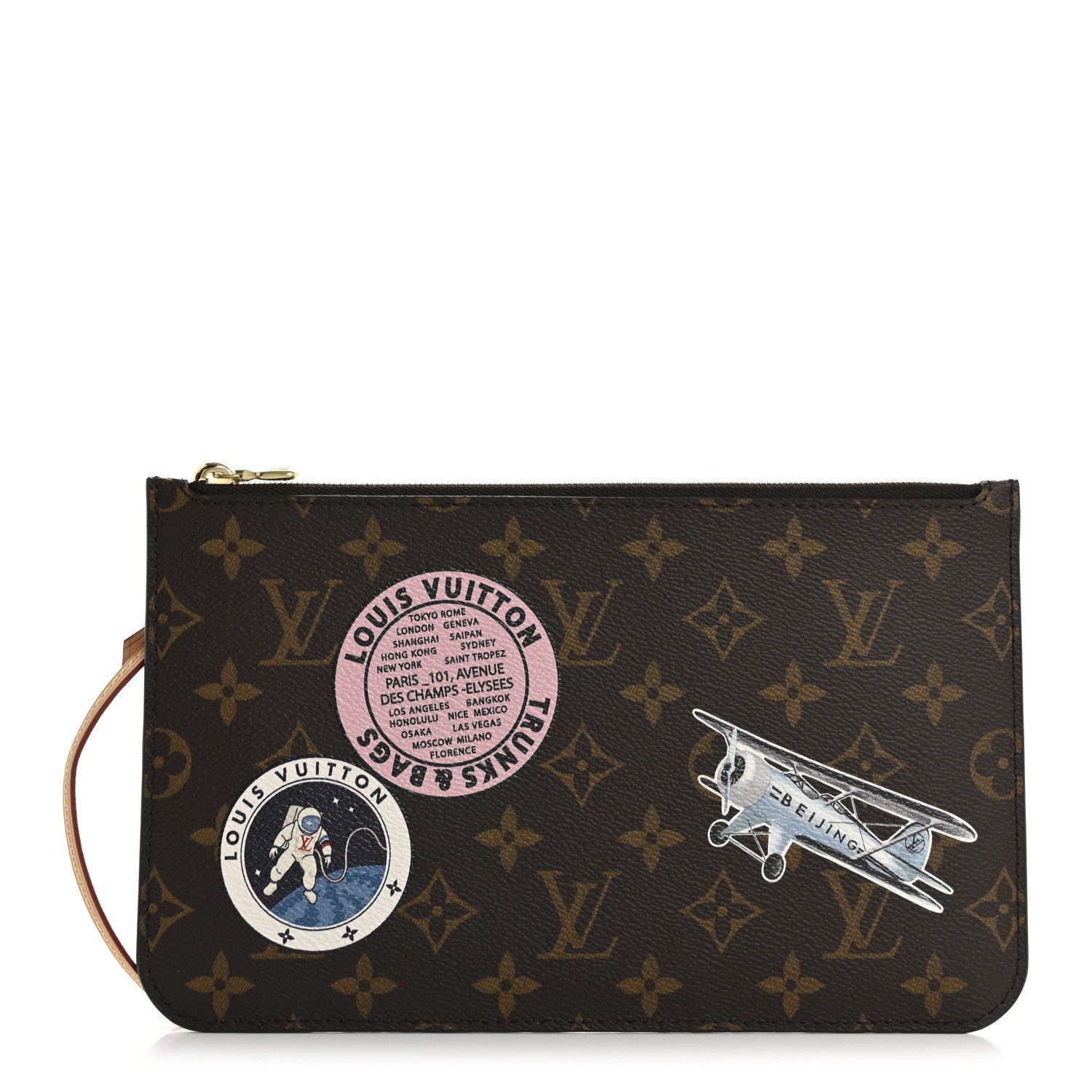 Louis Vuitton Monogram World Tour Neverfull MM GM Pochette 1 of 7