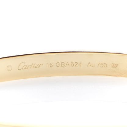 Cartier 18K Yellow Gold LOVE Bracelet 18 4 of 10
