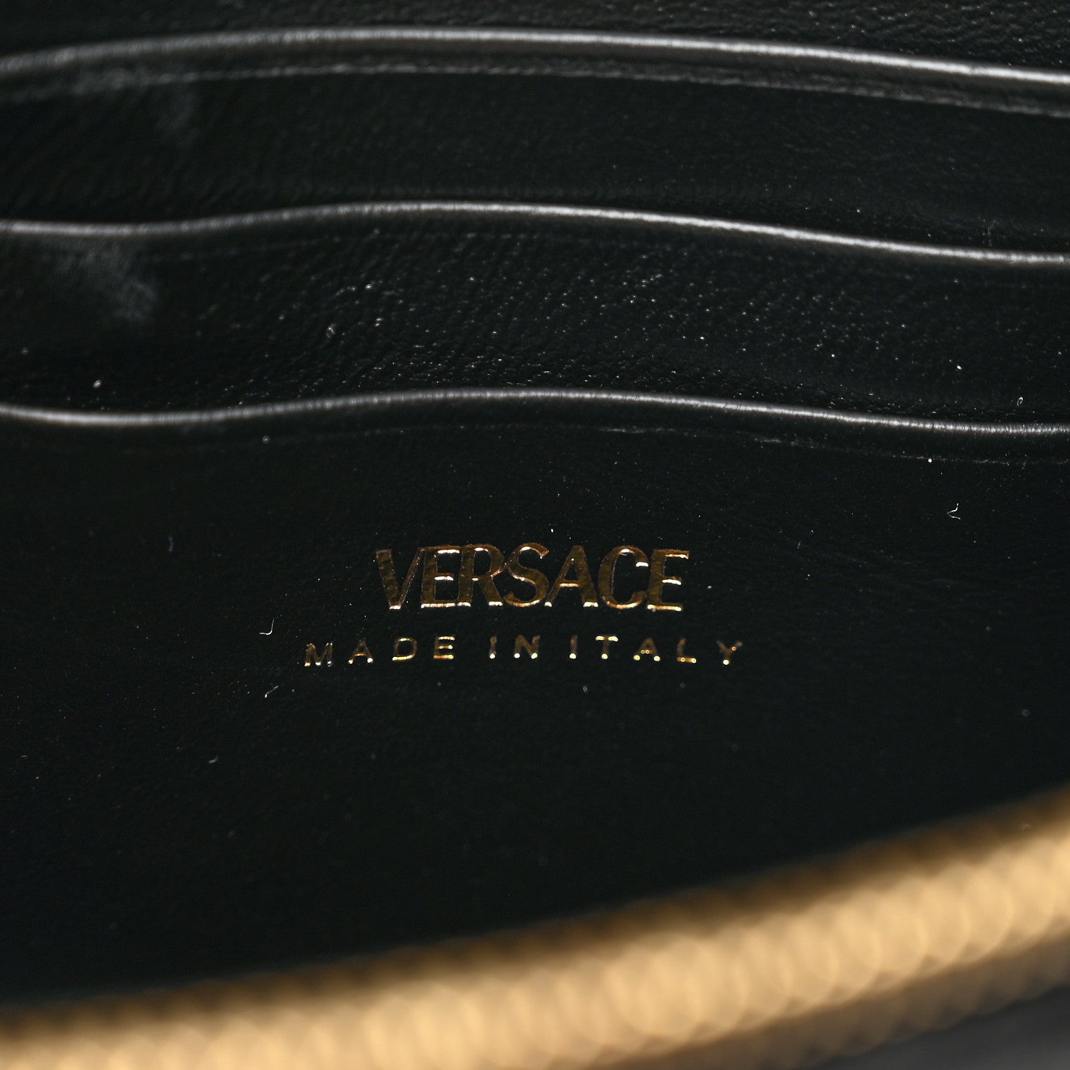 Versace Nappa Quilted Virtus Clutch Bag Black 7 of 10