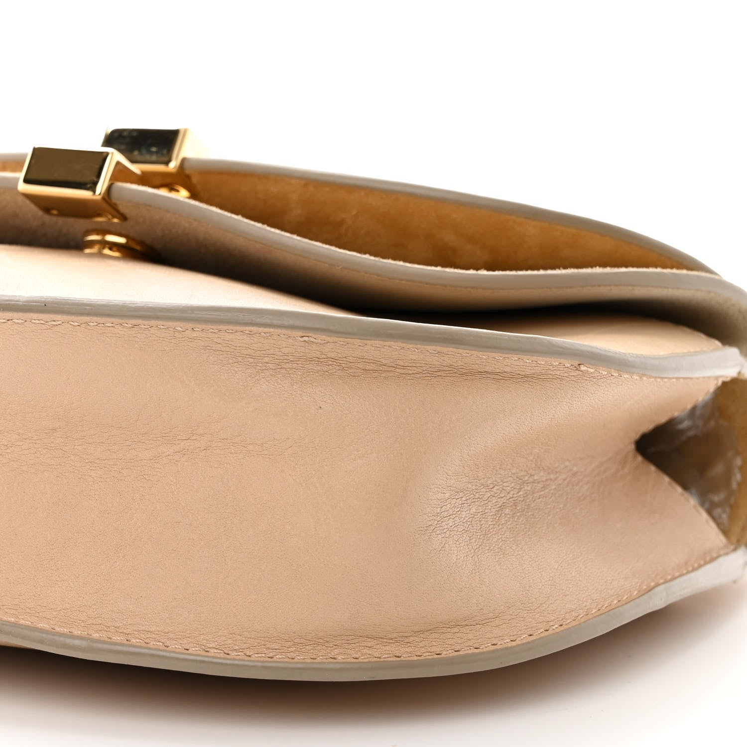 Chloe Calfskin Mini Georgia Crossbody Bag Beige 11 of 17