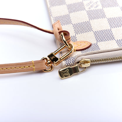 Louis Vuitton Damier Azur Neverfull MM GM Pochette 11 of 11