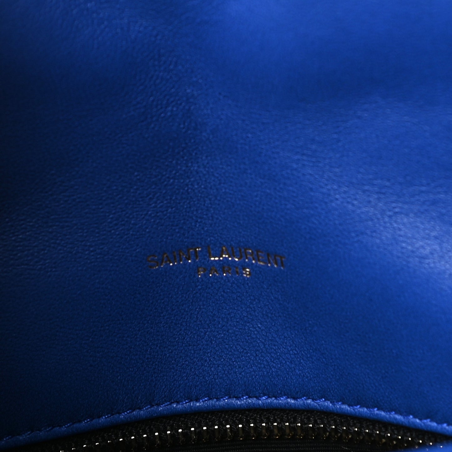 Lambskin Quilted Small Loulou Puffer Monogram Chain Satchel Majorele Blue