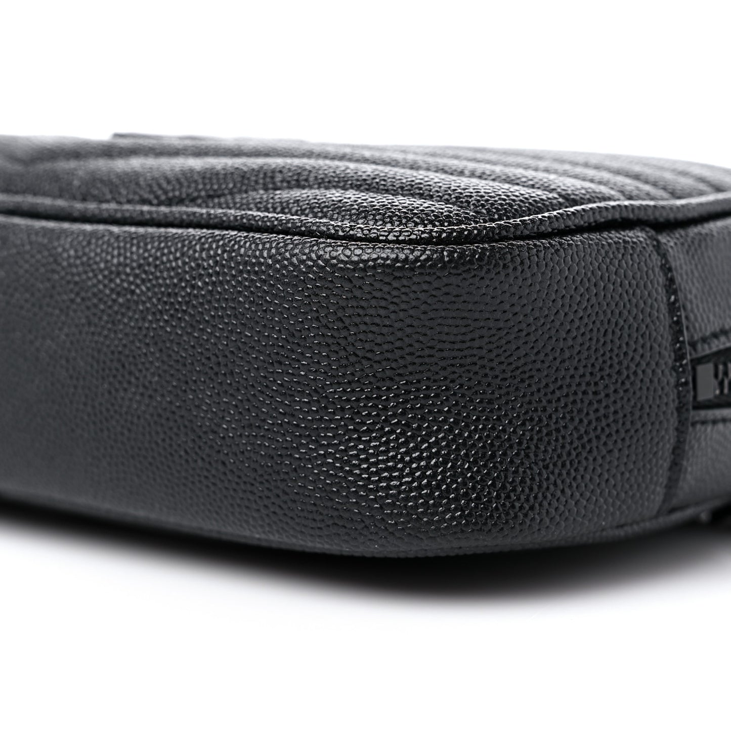Grain De Poudre Matelasse Monochrome Monogram Mini Lou Camera Bag Black