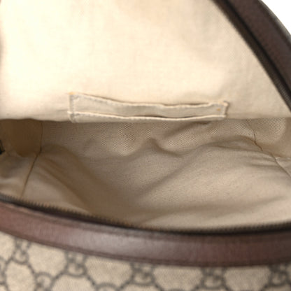 Gucci GG Supreme Monogram Calfskin Web Small Ophidia Day Backpack Beige Ebony New Acero 5 of 14