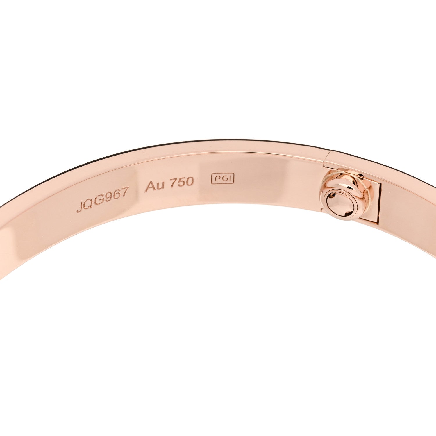 Cartier 18K Pink Gold LOVE Bracelet 18 7 of 9