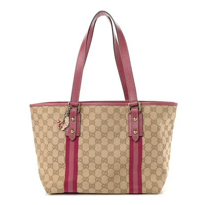 Gucci Monogram Medium Jolicoeur Tote Pink 1 of 13