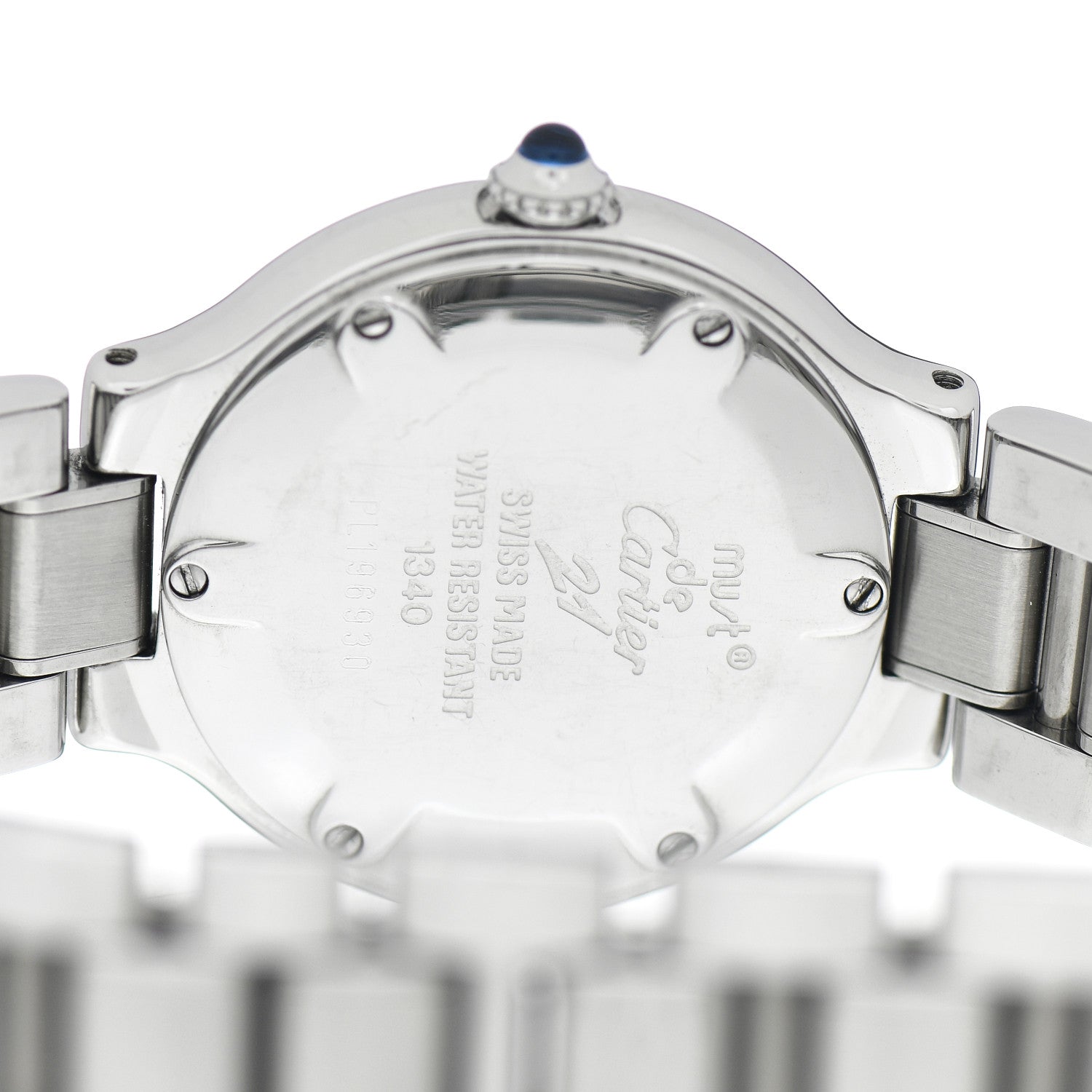 Cartier Stainless Steel 28mm Must De 21 Quartz Watch 4 of 4