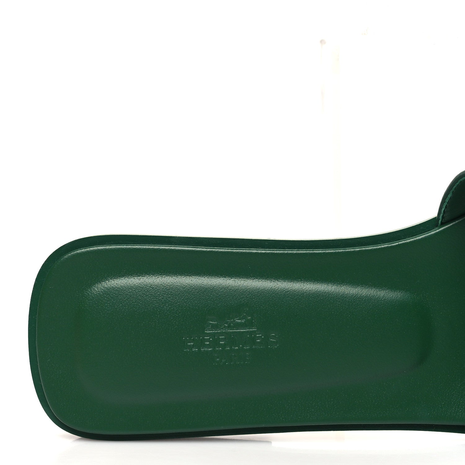 Hermes Calfskin Oran Sandals 40 Vert Viride 8 of 10
