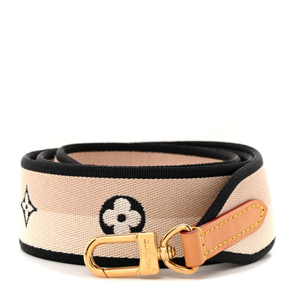 Louis Vuitton Jacquard Speedy Bandouliere 20 Shoulder Strap Black 1 of 4