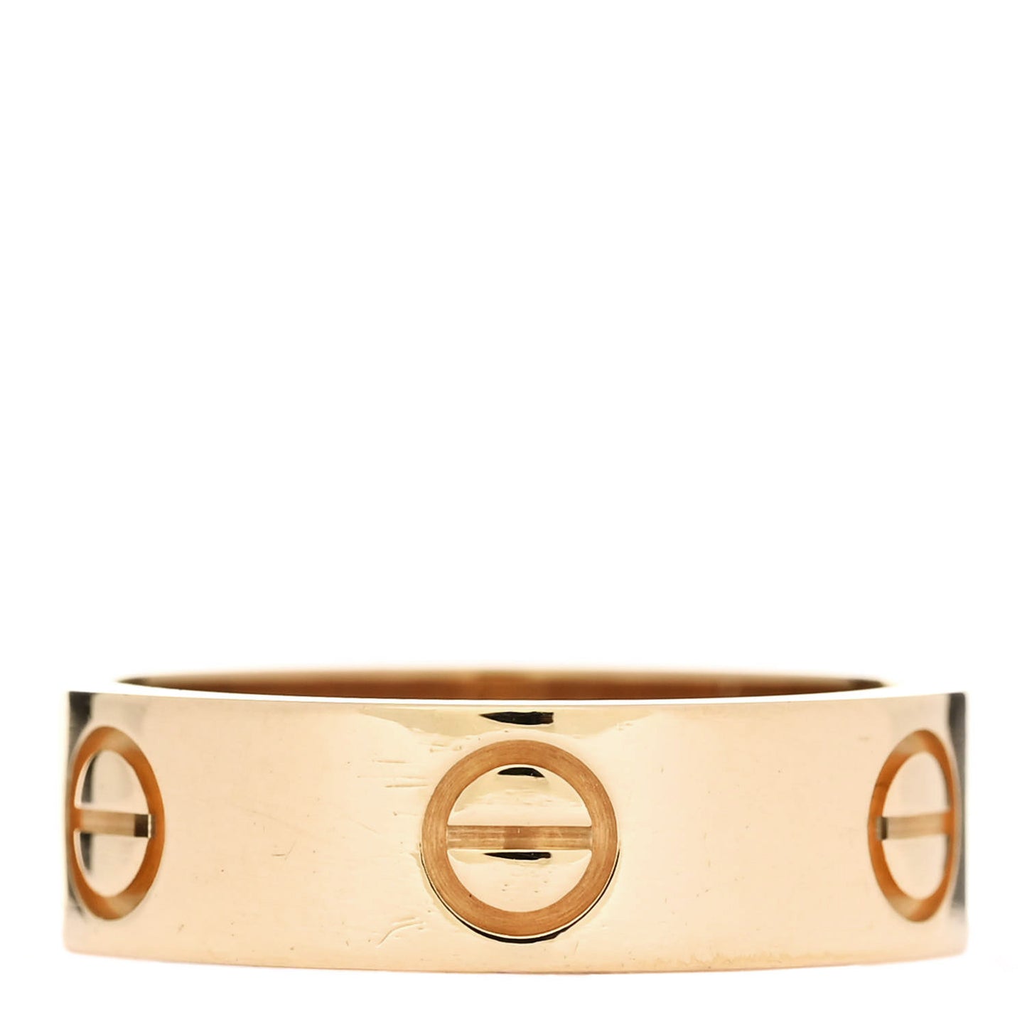18K Yellow Gold 5.5mm LOVE Ring 52 6