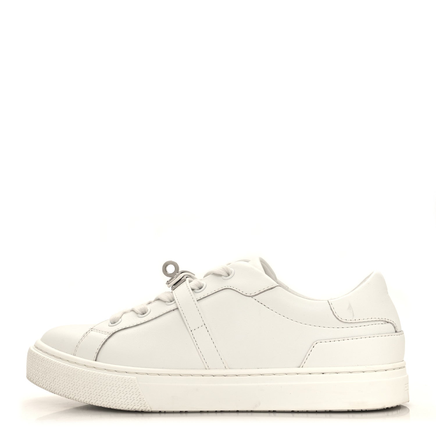 Hermes Calfskin Day Sneakers 37.5 White 1 of 10