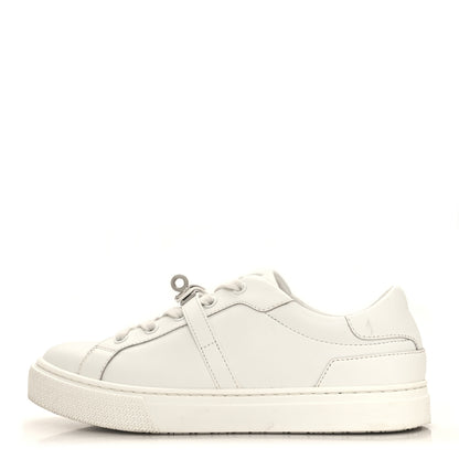 Hermes Calfskin Day Sneakers 37.5 White 1 of 10