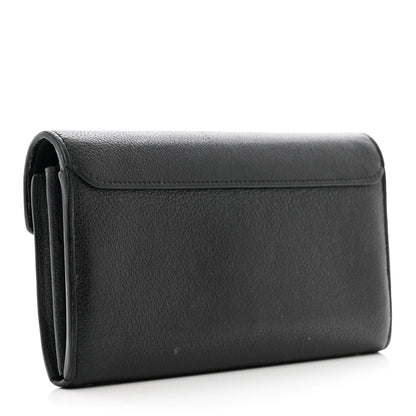 Louis Vuitton Soft Calfskin My Lockme Wallet Black 3 of 9