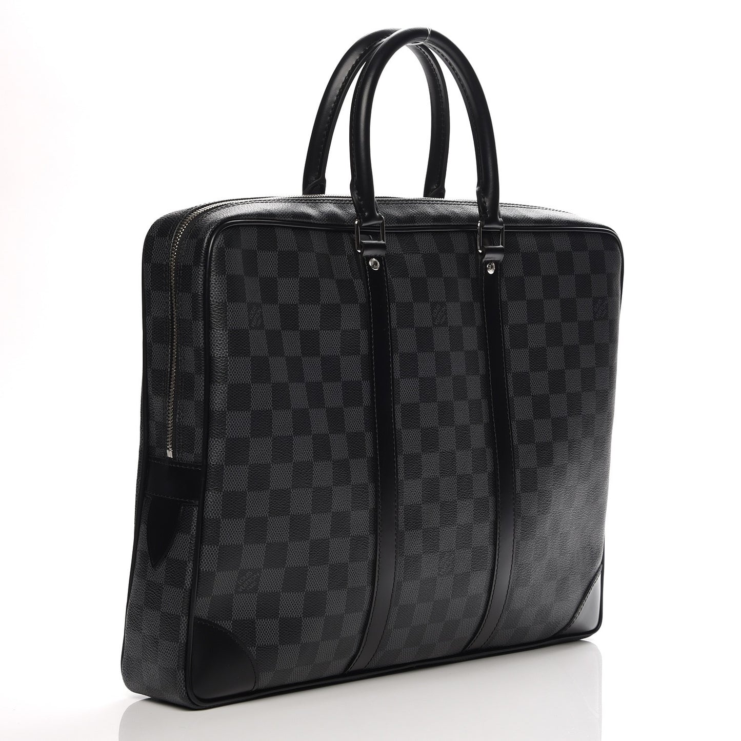 Damier Graphite Porte-Documents Voyage