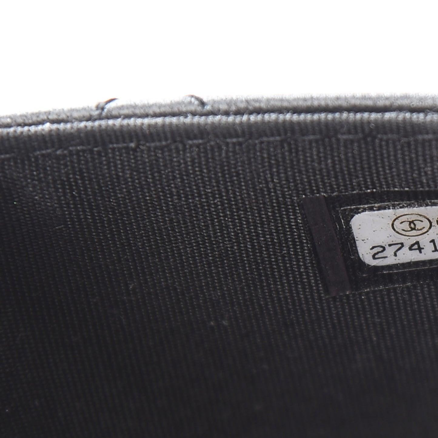 Lambskin Quilted Square Front Pocket Clutch With Chain Black
