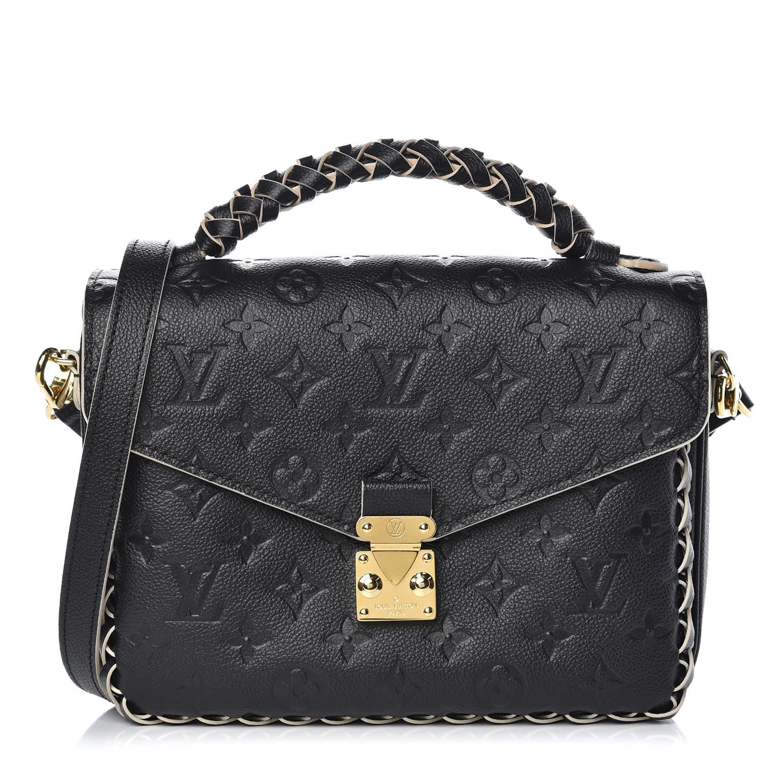 Louis Vuitton Empreinte Braided Pochette Metis Black 1 of 10