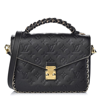 Louis Vuitton Empreinte Braided Pochette Metis Black 1 of 10