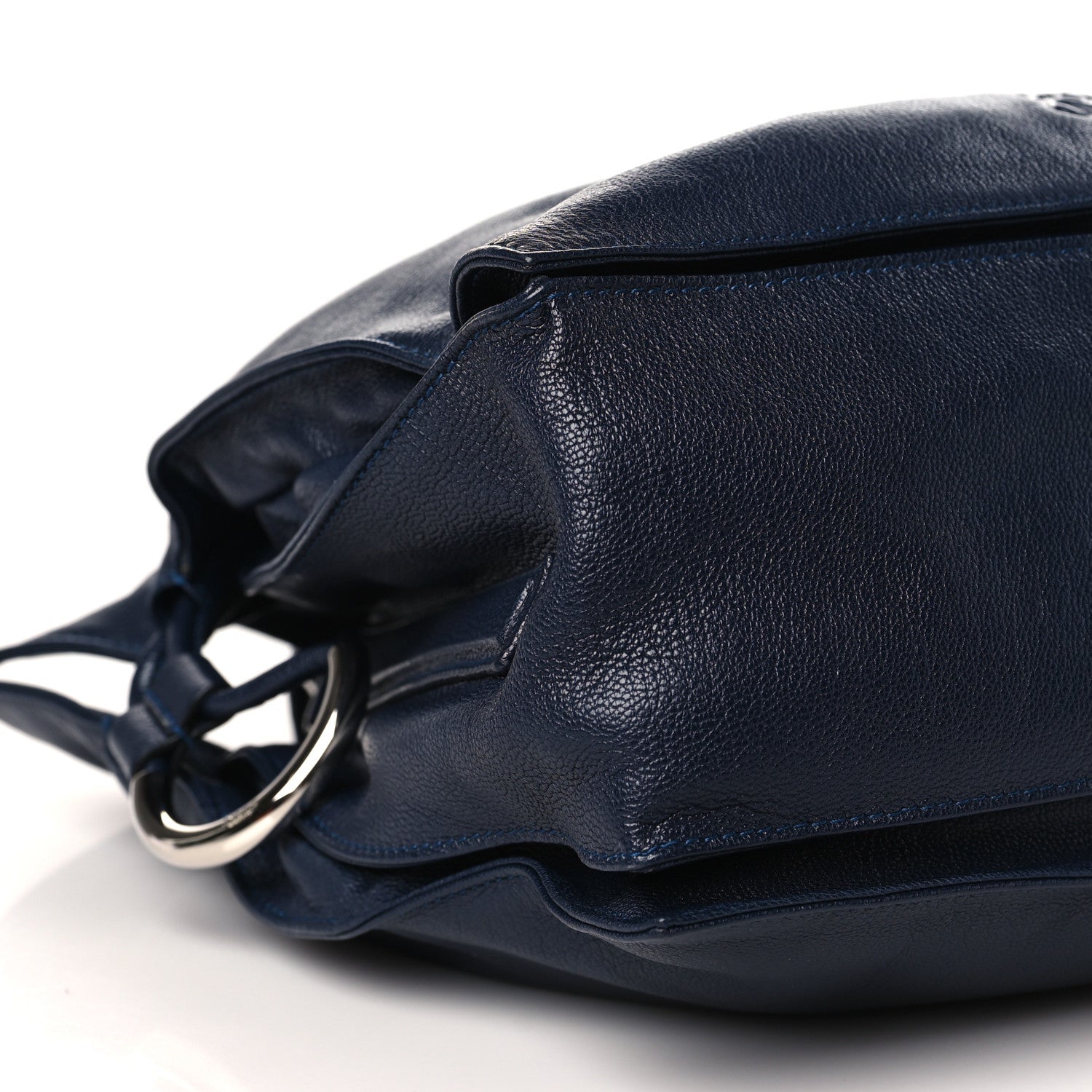 Loewe Calfskin Small Drawstring Bag Midnight Blue 7 of 8
