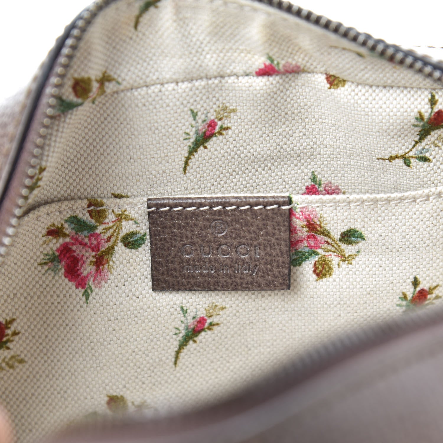 Gucci GG Supreme Monogram Web Neo Vintage Shoulder Bag Beige New Acero Crop 6 of 9