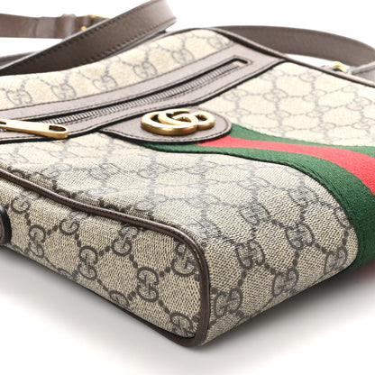 Gucci GG Supreme Monogram Web Small Ophidia Messenger Bag Brown 9 of 12