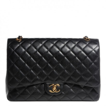Chanel Caviar Quilted Maxi Double Flap Black 1 of 9