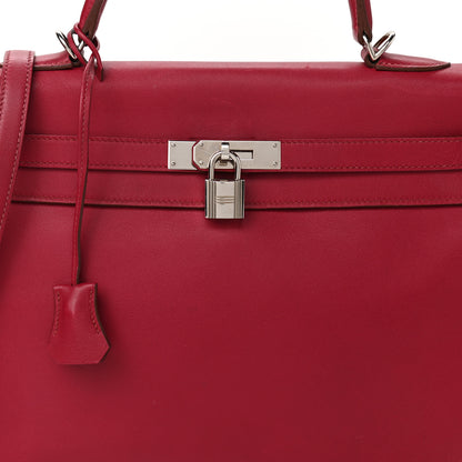 Hermes Swift Kelly Retourne 35 Rubis 9 of 20
