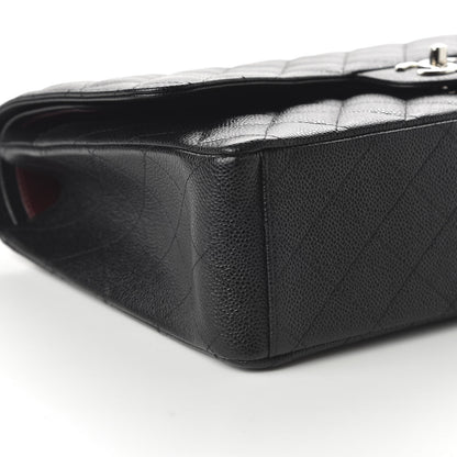 Chanel Caviar Quilted Maxi Double Flap Black 6 of 10