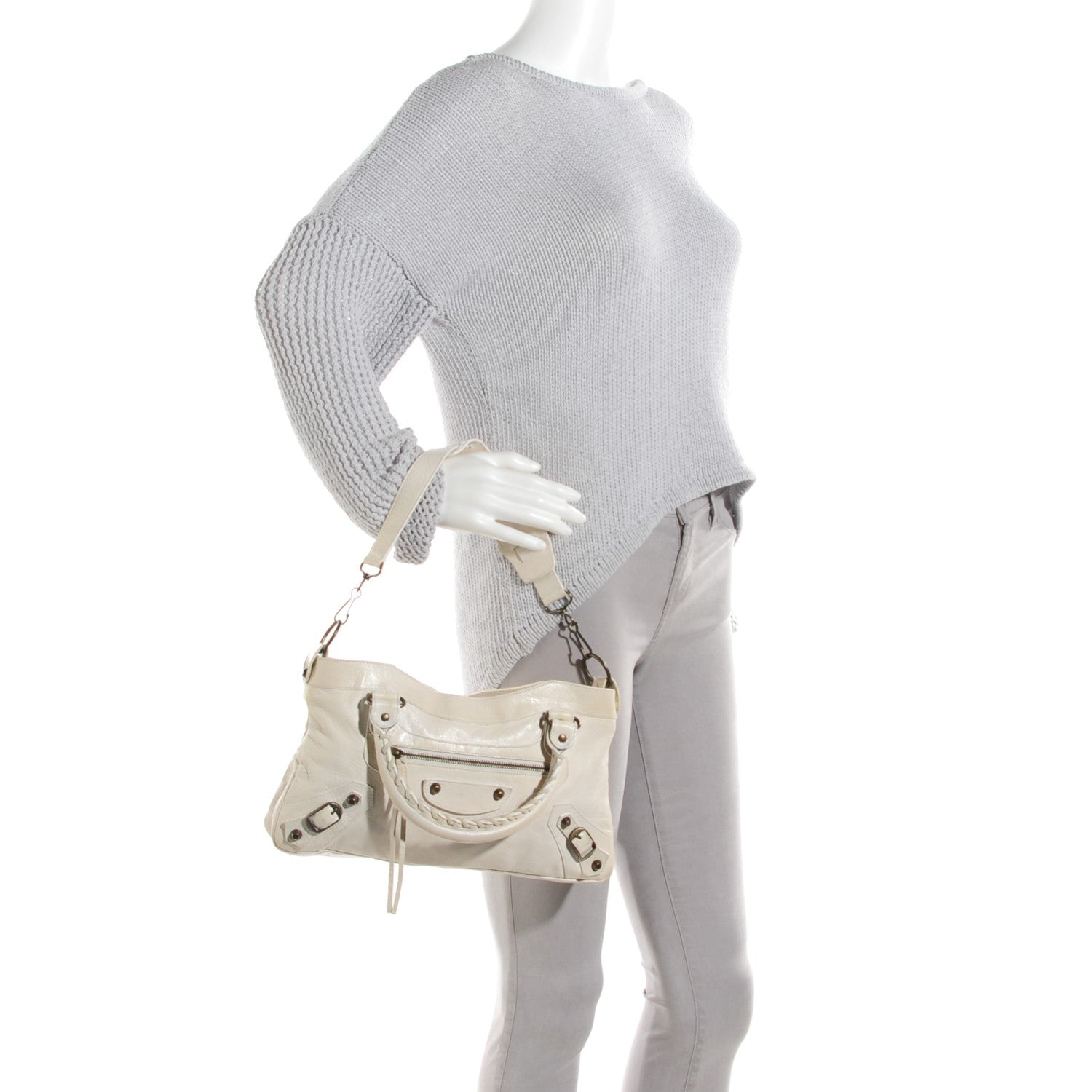 Balenciaga Chevre Classic Hardware First White 2 of 8