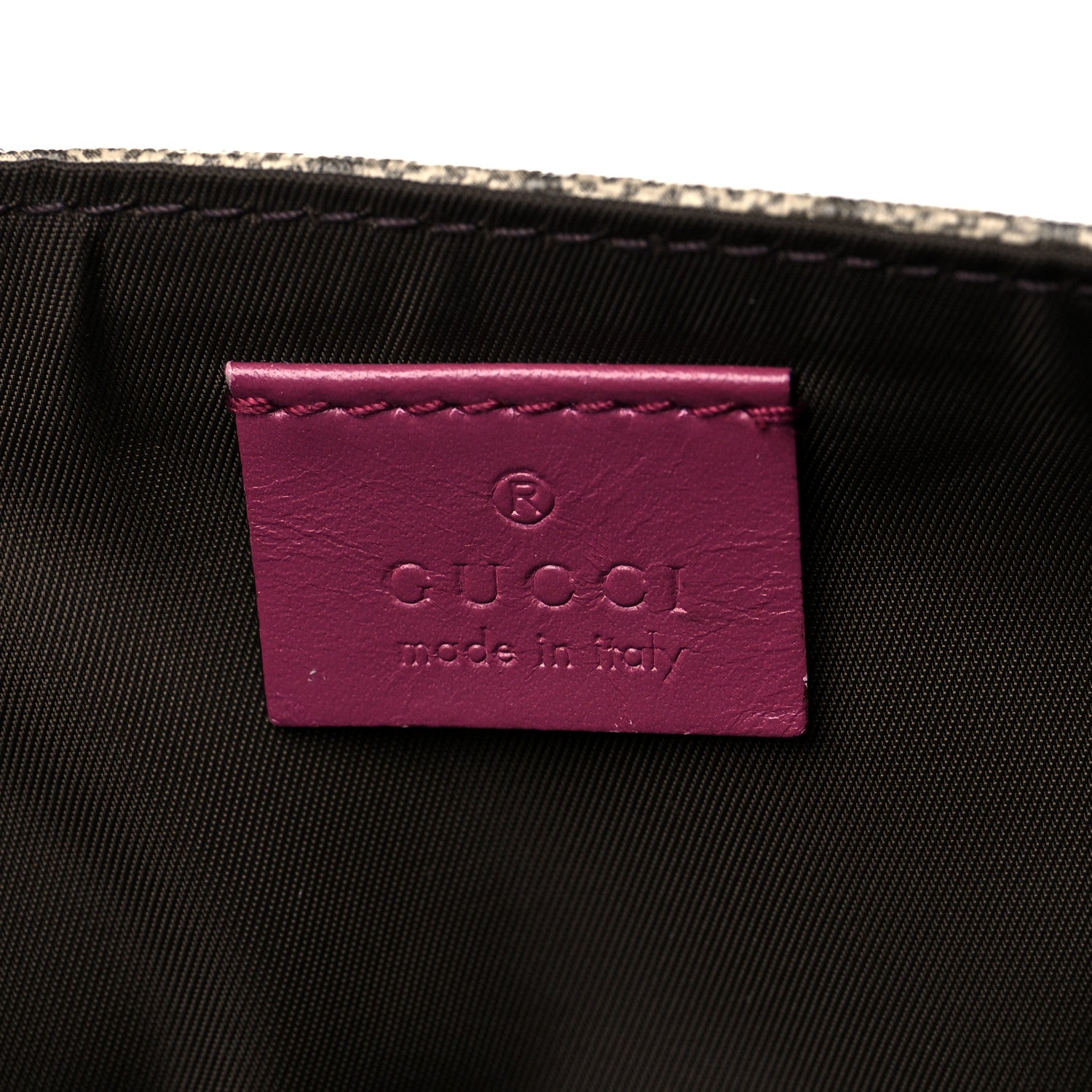 Gucci GG Plus Monogram Messenger Diaper Bag Fuchsia 7 of 12