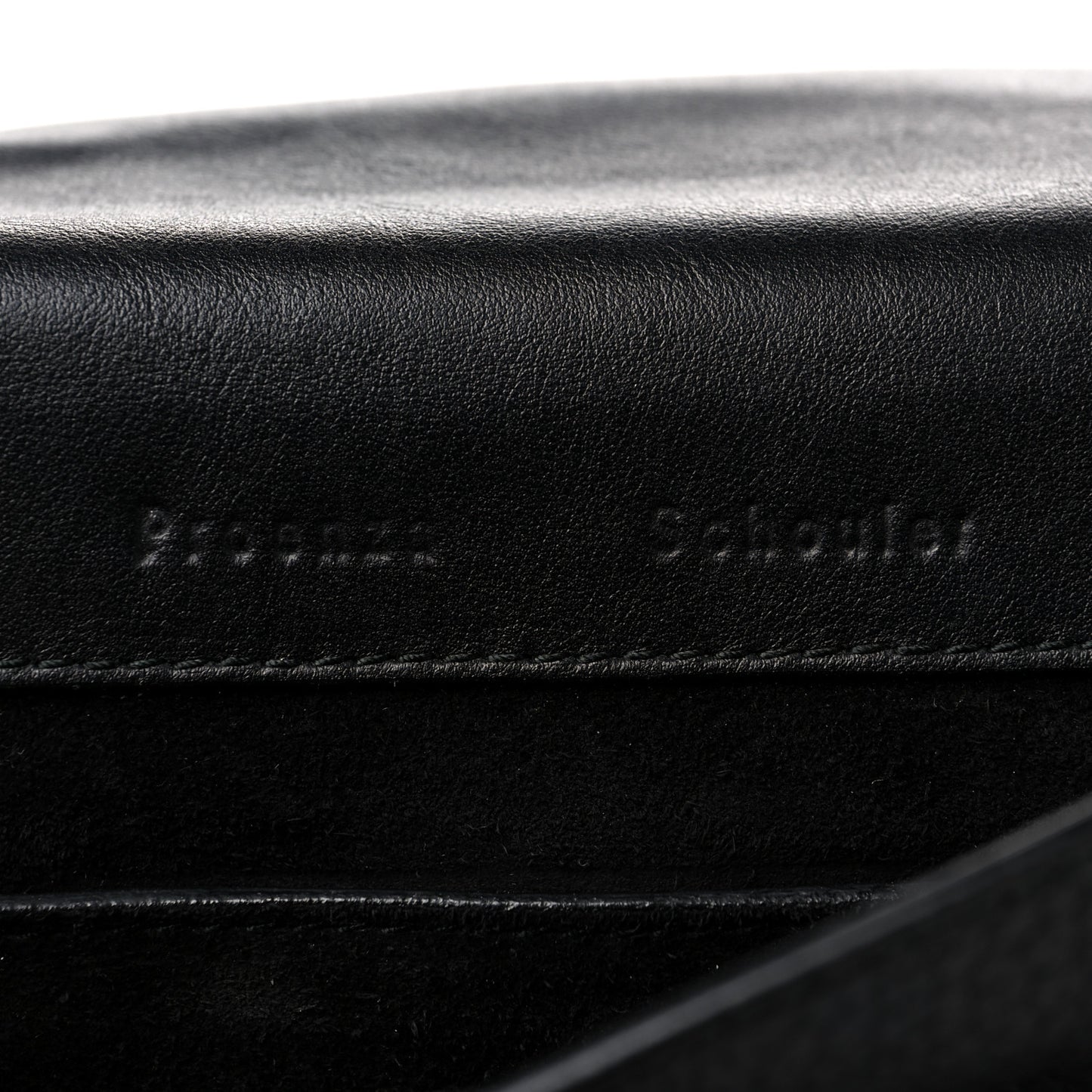Pebbled Calfskin Extra Small Courier Black
