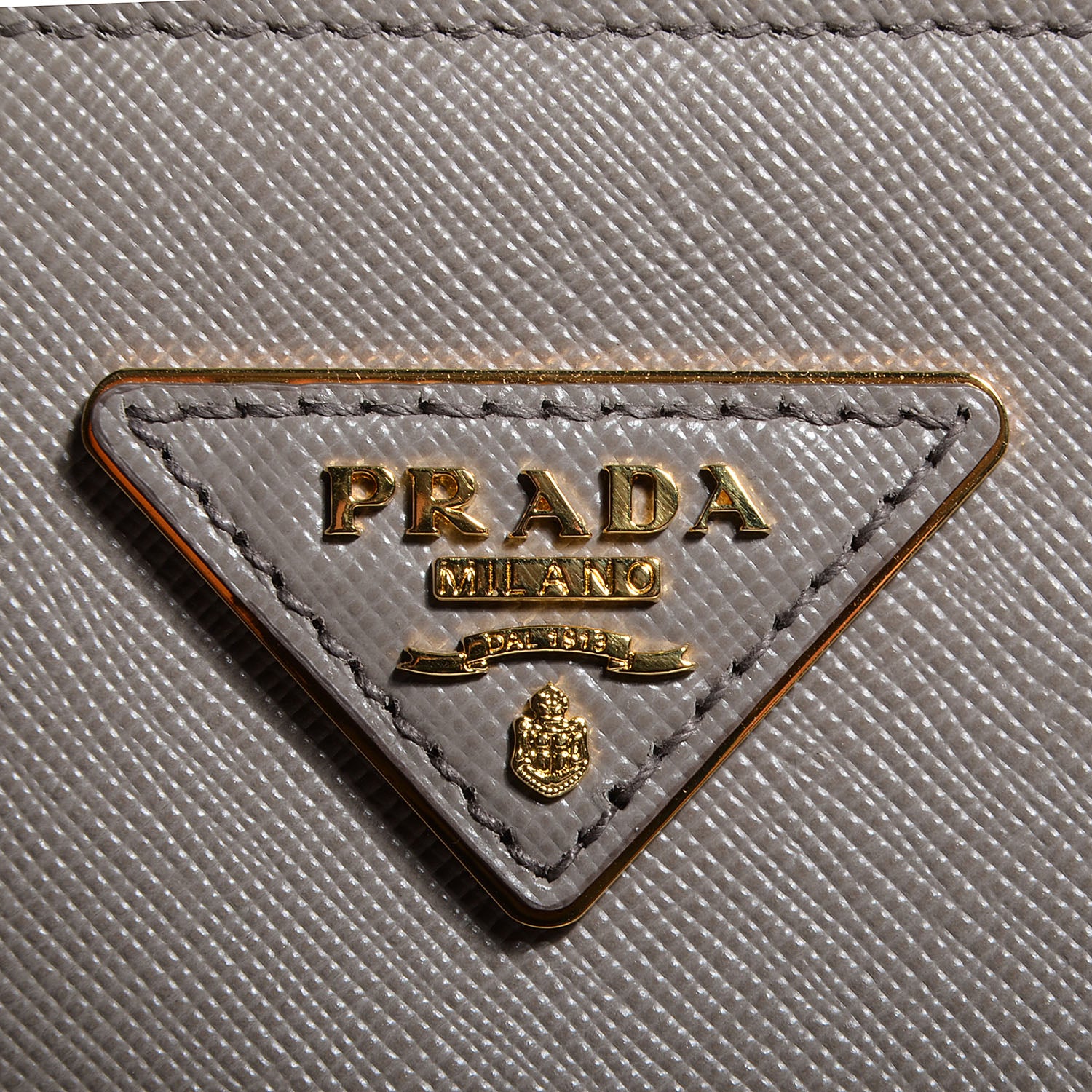 Prada Saffiano Lux Medium Double Zip Tote Argilla 11 of 11