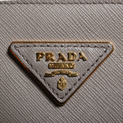 Prada Saffiano Lux Medium Double Zip Tote Argilla 11 of 11
