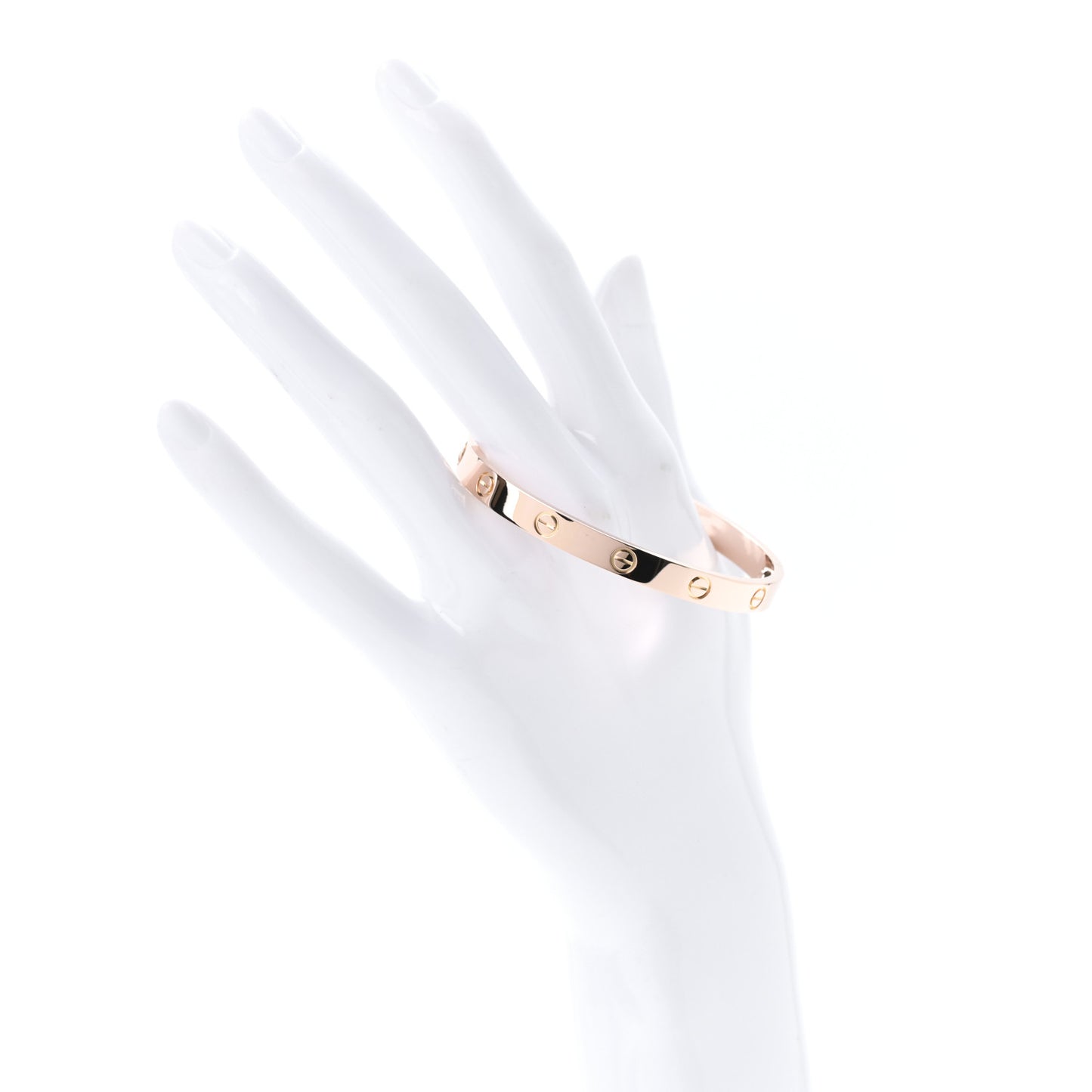 18K Pink Gold LOVE Bracelet 17