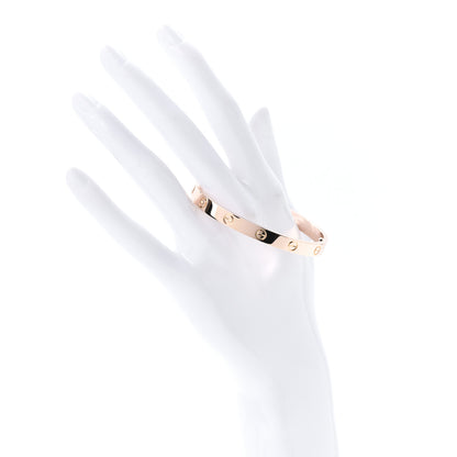Cartier 18K Pink Gold LOVE Bracelet 17 2 of 7