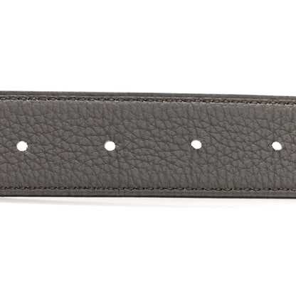Hermes Box Togo 32mm H Belt 90 36 Black Etain 3 of 6