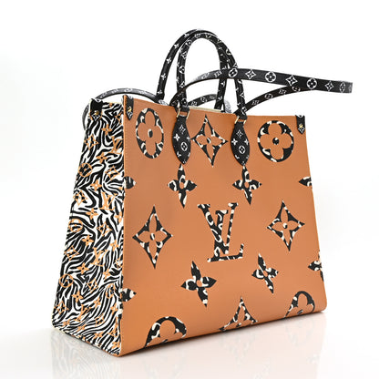 Louis Vuitton Monogram Giant Jungle Onthego GM Ivory 3 of 8