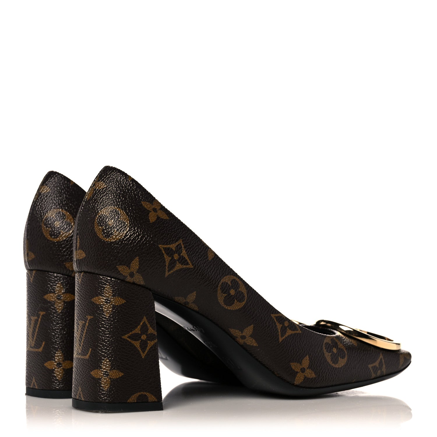 Louis Vuitton Monogram Madeleine Pumps 37.5 4 of 9