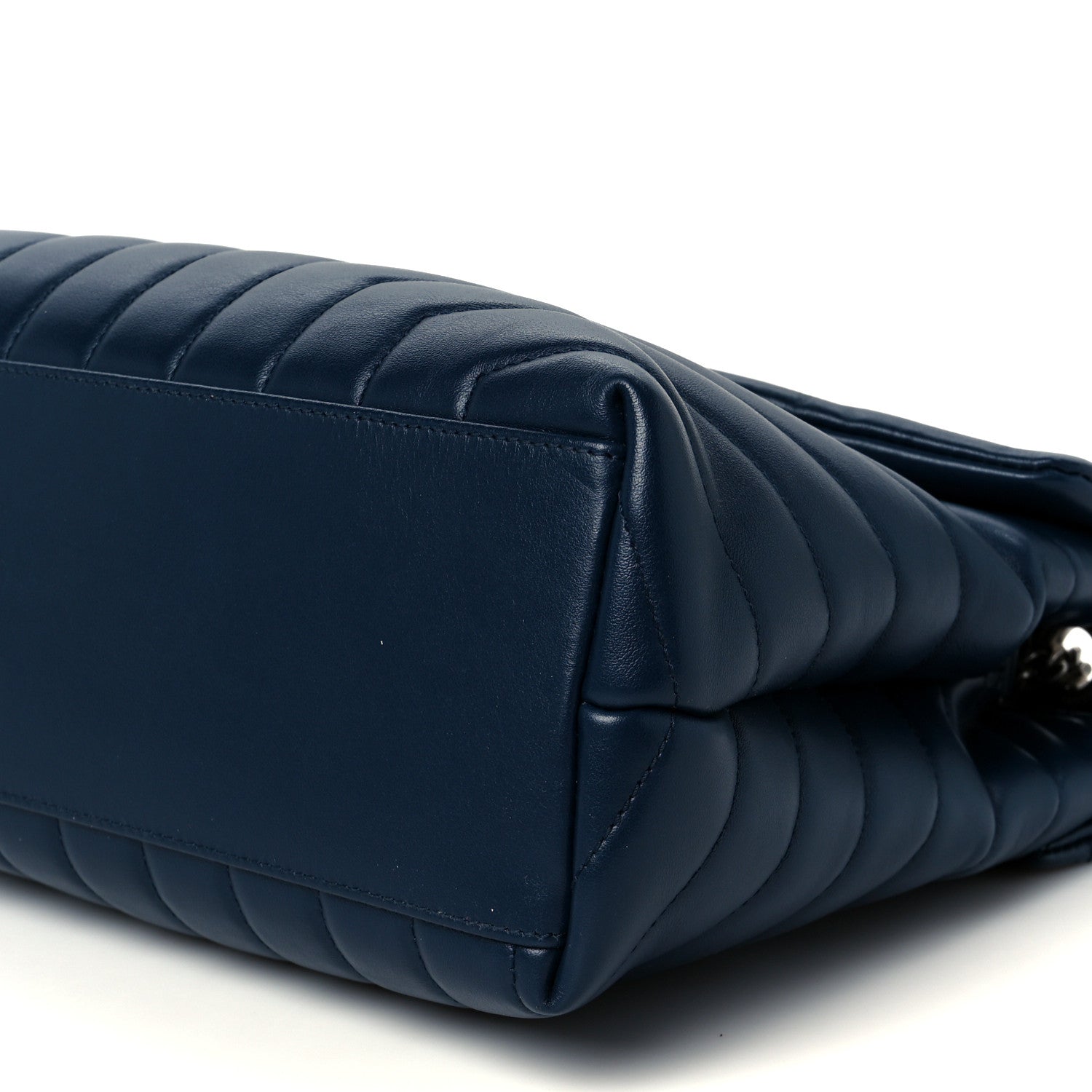 Saint Laurent Calfskin Y Quilted Monogram Medium Loulou Chain Satchel Medium Blue 11 of 11